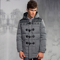 SELECTED思莱德<em>北欧风格</em>撞色图案<em>男士</em>圆领