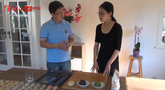 比利时华人美女 自制美味月饼庆中秋