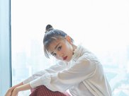 孙俪的气质清新脱俗，只要穿浅色调衣服，看着都很舒服!