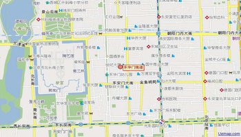 东华门街道旅游地图