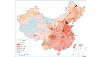 中国人口密度分布图_人口密度 中国