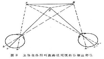 双眼视差是深度知觉的主要线索.