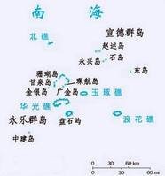 西沙群岛地图