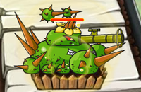 尖刺战车是网页游戏植物大战僵尸ol中的一个植物.由刺猬坦克 5进