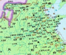 西汉时期中原地图