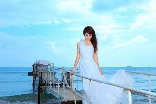 摆个最美的pose和smile来拍个照吧 !【海口米