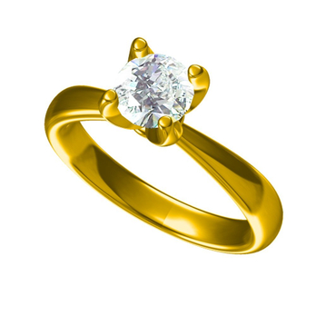 PASSION 艾神 18K金 0.20克拉 <em>钻石女戒指</em> 结