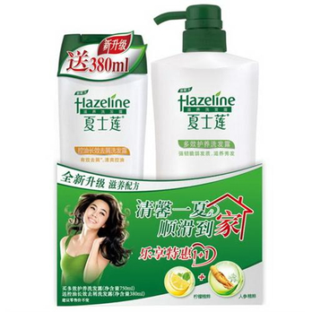 夏士莲 多效护养洗发露750ml+控油长效去屑洗