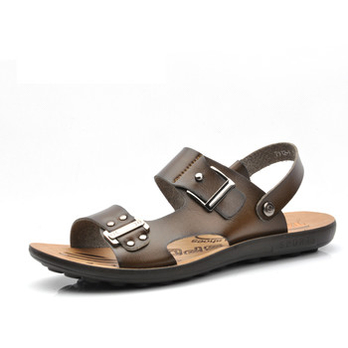 泰马 夏季潮流休闲凉鞋男超纤皮凉鞋男凉鞋12