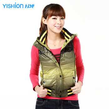 <em>以纯yishion</em> 春秋装 女装休闲棉<em>马甲</em> - 羽绒背心