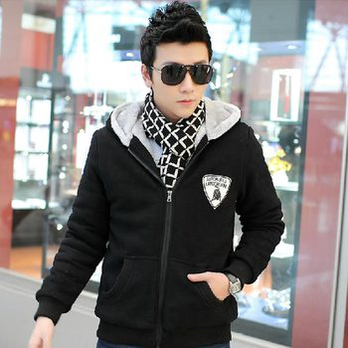 货到付款 2014新款加厚兰博基尼男士卫衣 外套