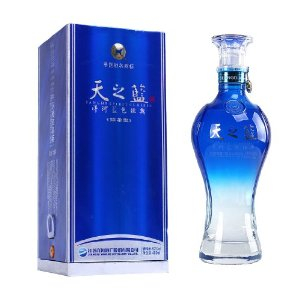 洋河蓝色经典 天之蓝 52度 绵柔型 480ml - 白酒