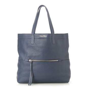 Miu Miu藏<em>蓝色</em>牛皮敞口<em>女士手提包</em> - <em>女士手提</em>