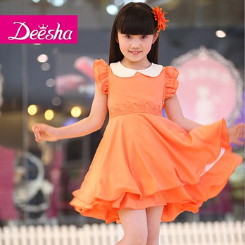 DEESHA <em>笛莎</em> <em>女童装</em> 女 夏季新款夏装裙装公