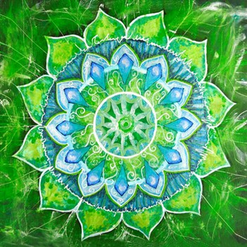 画意(HuaYi) 绿叶成荫 油画布 无框装饰画 8082