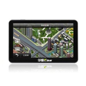 华锋E路航gps 导航 V700 配X7电子狗一体机 7