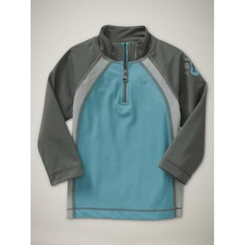 AP 盖普 男童常规款长袖套头翻领尼龙游泳衣