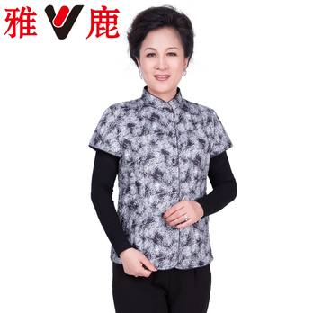 <em>雅鹿 马甲</em>女装冬装 马甲外套 羽绒背心 羽绒马甲