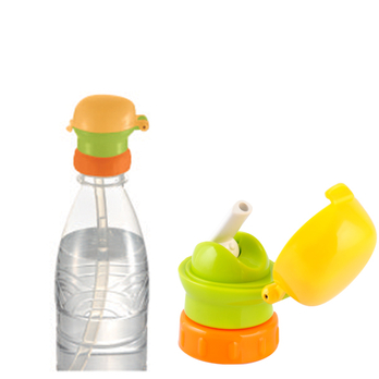 ell\/利其尔+便携防漏吸管盖当儿童水杯吸管杯学