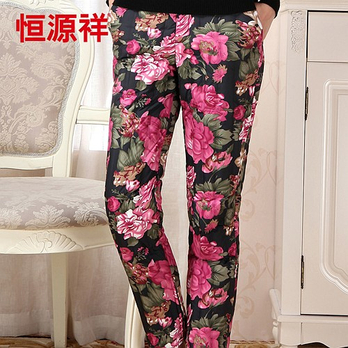 恒源祥 正品冬装中老年妈妈最爱<em>女士</em>羽绒<em>棉裤</em>