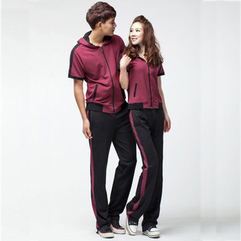 袖运动服套装男士女士春秋韩版运动衣N0231 