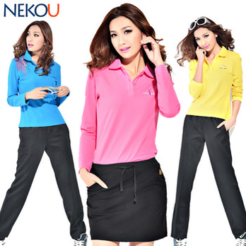 运动t恤女长袖衫T恤情侣款防晒休闲透气 铌高