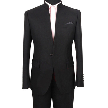 Pengulnprince 皮尔卡丹 男士中山装 立领西服