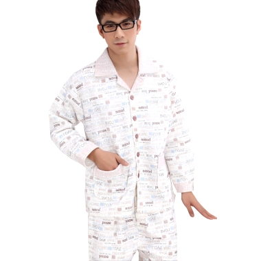Aidarling爱戴琳 冬季新品 棉质男士长袖<em>睡衣</em>家
