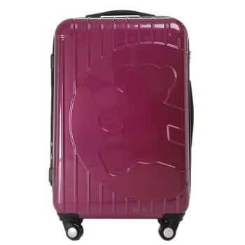 lulucastagnette 法国lulu熊 abs+pc 万向轮 拉杆