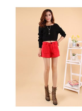 仅售59元,价值189元的韩版秋冬季<em>毛呢</em>靴裤短