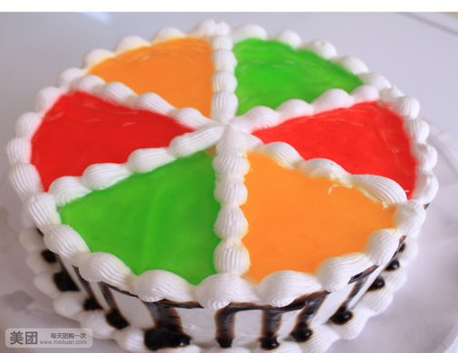 启蒙岛DIY6寸蛋糕1个。每位小朋友度过幸福的