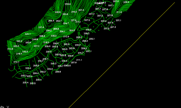 鸿业市政道路9.0读取交点文件预览和绘制路线