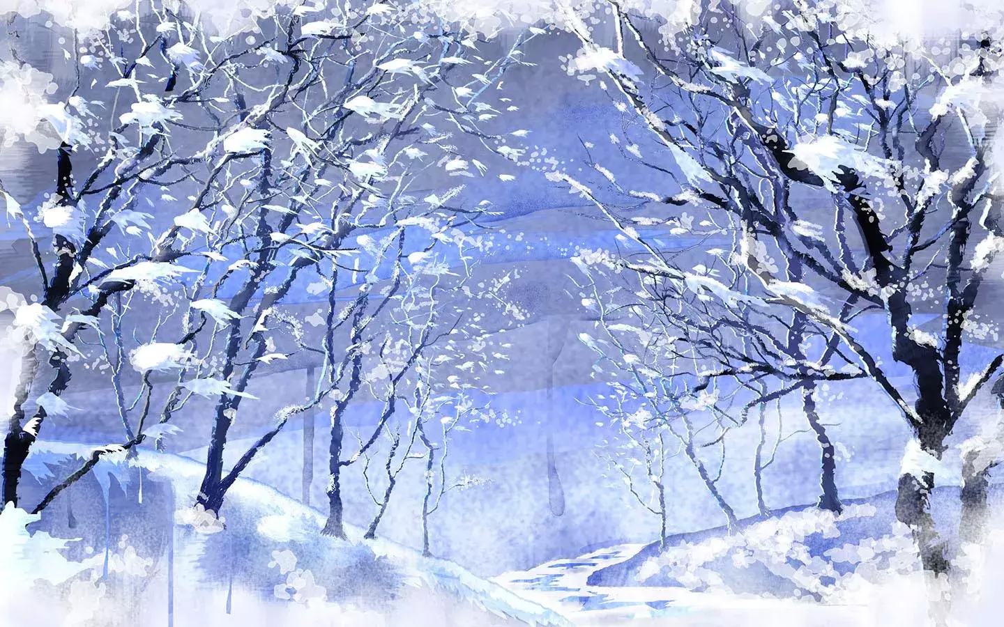 软件 壁纸主题 >雪花高清壁纸  冬季雪景高清壁纸冬天来了,一起来欣赏