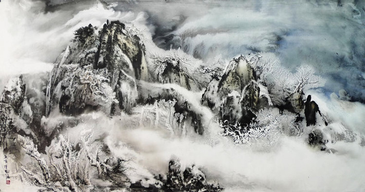 泼墨画