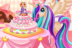 小马公主的蛋糕装饰,小马公主的蛋糕装饰小游