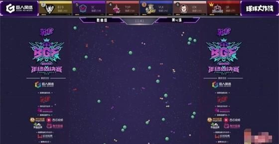 球球大作战年终总决赛胜者组:VLK JOK强势发