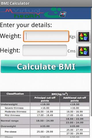 BMI Calculator (Beta) - mvh截图1