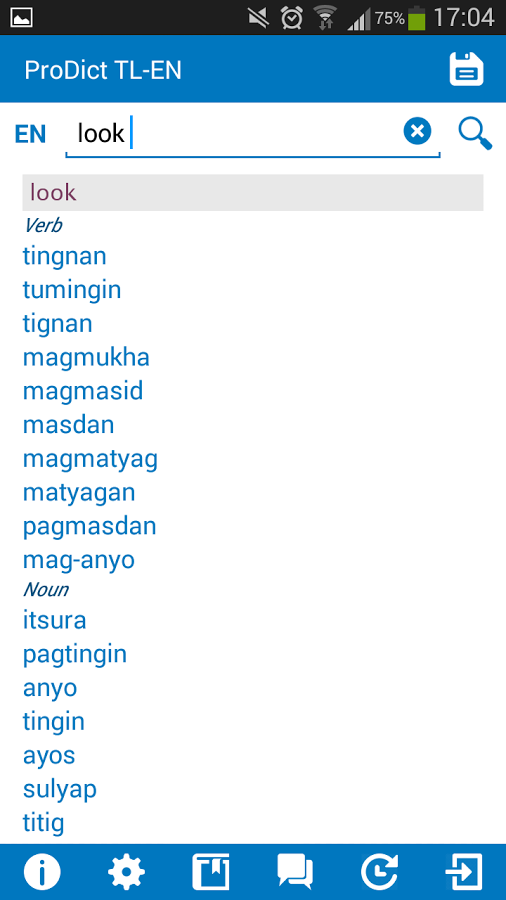 Filipino - English dictionary截图2