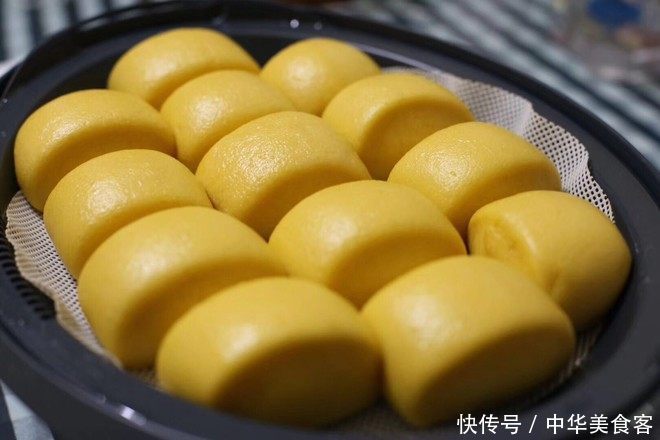 家庭版南瓜馒头做法,简单易做,蓬松可口,学会给