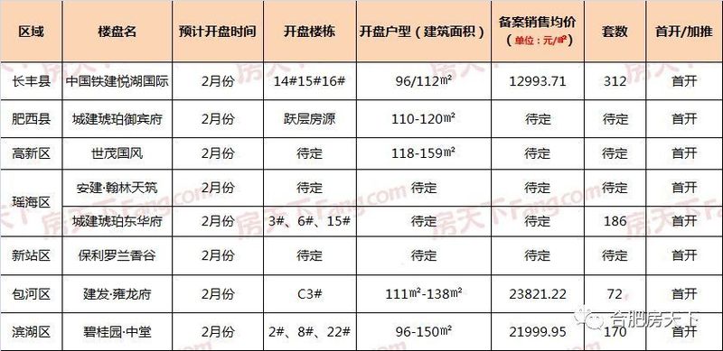 春节不打烊!1月合肥房价涨幅倒数第一，2月预计64盘推!