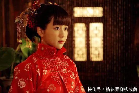 剧中惊艳的红衣女子,杨紫端庄可爱迪丽热巴妖