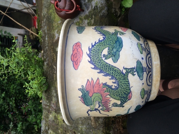 清末民初的醴陵瓷器花盆