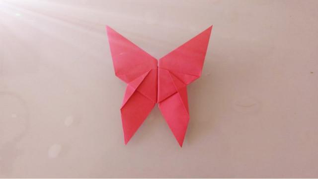 亲子折纸游戏之小蝴蝶的折法分享,留着教孩子!