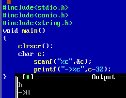 编写程序输入一个小写字母,如何将其转换为大
