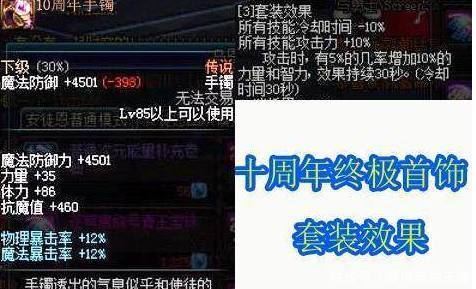 地下城与勇士:十周年,传说首饰套,艾肯都可以升