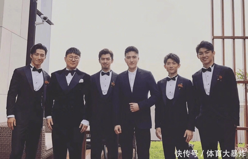 冯小刚葛优参加婚礼, 陈柏霖晒伴郎团照片, 张一