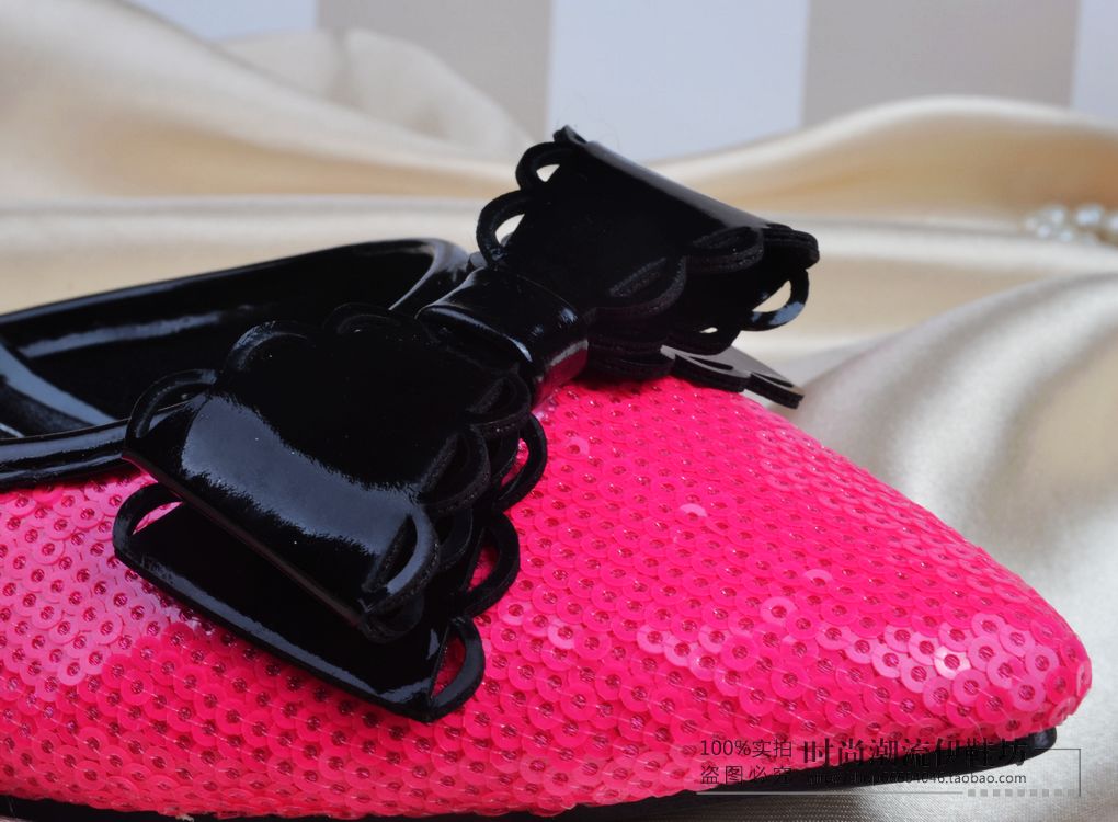 13夏季夜店工作鞋 时尚糖果亮片<em>高跟鞋</em> <em>靓妹</em>蝴