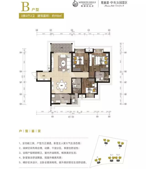 118㎡全功能三房 | 灵动空间，用崭新的视角演绎多态生活!