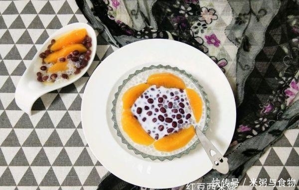 夏日冰品不能少 红豆西米露