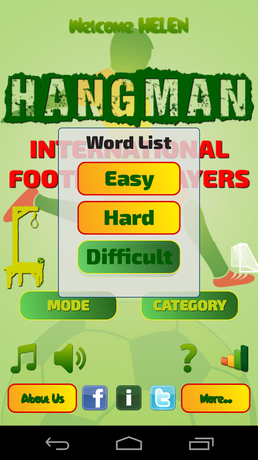 Hangman Intl Football Players截图17